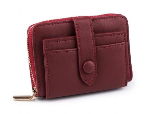 Dámská peněženka 8x11,5 cm, barva 2 bordó sv.