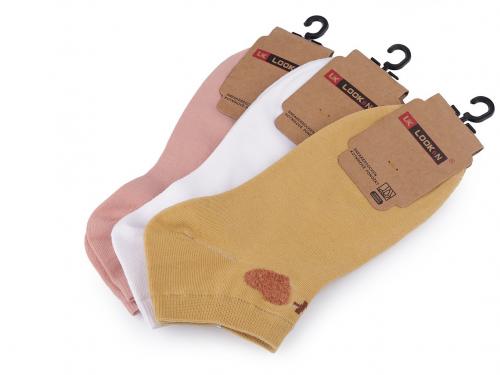 Dámské bavlněné ponožky kotníkové, barva 7 (vel. 39-42) mix
