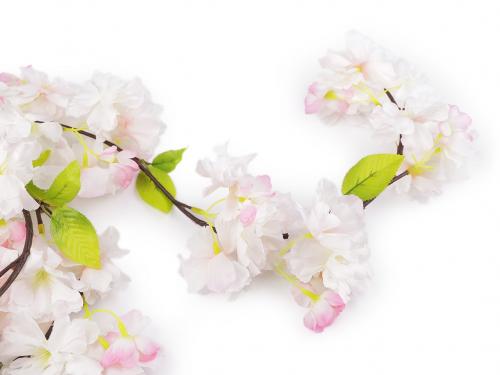 Umělá květinová girlanda popínavá sakura, barva 1 růžová nejsv.