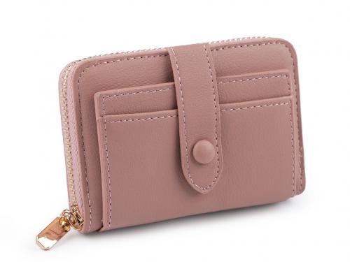 Dámská peněženka 8x11,5 cm, barva 1 pudrová