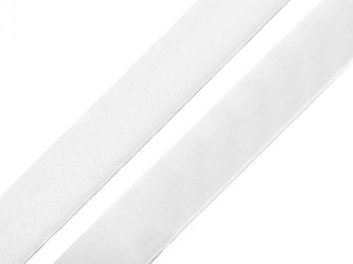 Suchý zip háček + plyš samolepicí šíře 25mm bílý, barva Bílá