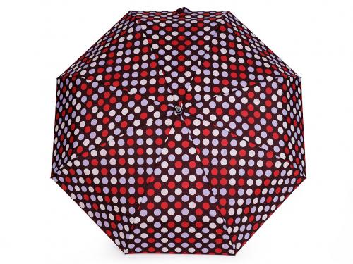 Dámský mini skládací deštník, barva 5 bordó