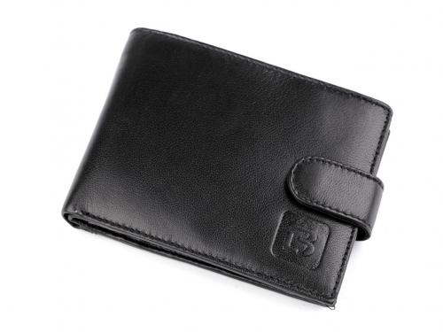 Pánská peněženka kožená, barva 1 černá