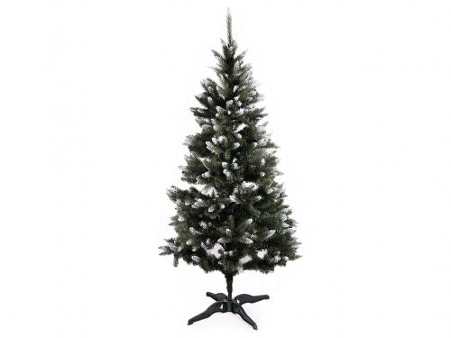 Umělý vánoční stromeček 220 cm - přírodní, zasněžený, 2D, barva 2 (214339) zelená bílá
