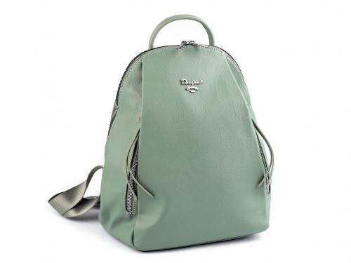 Dámský batoh 25x33 cm, barva 4 zelená pastelová sv.