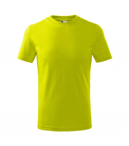 Malfini a.s. Dětské tričko - BASIC Barva trička: Limetková, Velikost dětského trička: 110 cm/4 roky