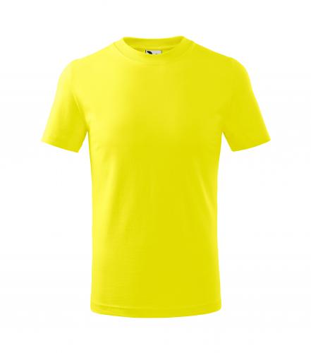 Malfini a.s. Dětské tričko - BASIC Barva trička: Citrónová, Velikost dětského trička: 110 cm/4 roky
