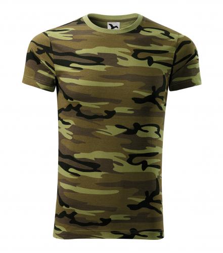 Malfini a.s. Pánské tričko - CAMOUFLAGE Barva trička: Camouflage Green, Velikost pánského trička: XXL
