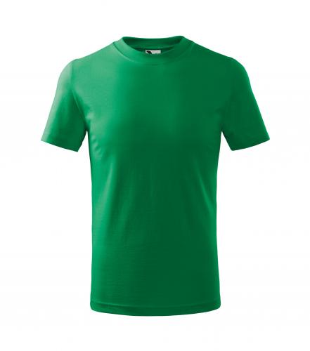 Malfini a.s. Dětské tričko - BASIC Barva trička: Středně zelená, Velikost dětského trička: 146 cm/10 let