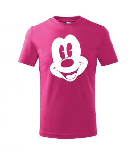 PotiskniTriko.cz Tričko dětské Mickey 272 růžové/bílý potisk Velikost dětského trička: 146 cm/10 let