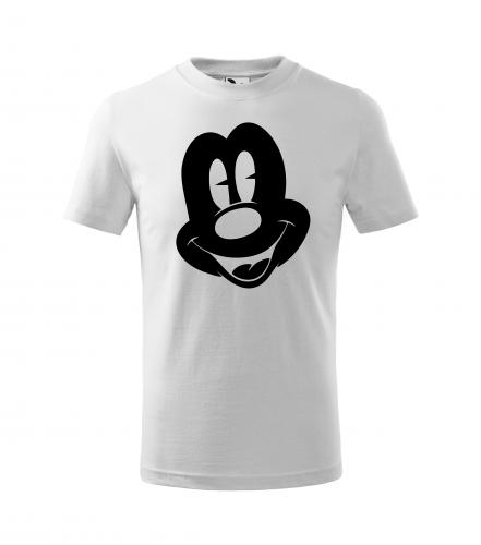 PotiskniTriko.cz Tričko dětské Mickey 272 bílé/černý potisk Velikost dětského trička: 146 cm/10 let