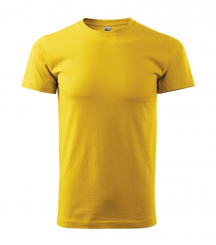 Malfini a.s. Pánské tričko - HEAVY NEW Barva trička: Žlutá, Velikost pánského trička: L