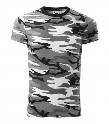 Malfini a.s. Pánské tričko - CAMOUFLAGE Barva trička: Camouflage Gray, Velikost pánského trička: XXL