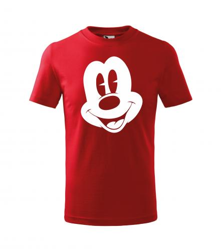 PotiskniTriko.cz Tričko dětské Mickey 272 červené/bílý potisk Velikost dětského trička: 146 cm/10 let
