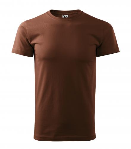 Malfini a.s. Pánské tričko - HEAVY NEW Barva trička: Čokoládová, Velikost pánského trička: XS