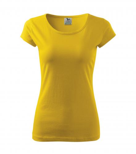 Malfini a.s. Dámské tričko - PURE Barva trička: Žlutá, Velikost dámského trička: XS