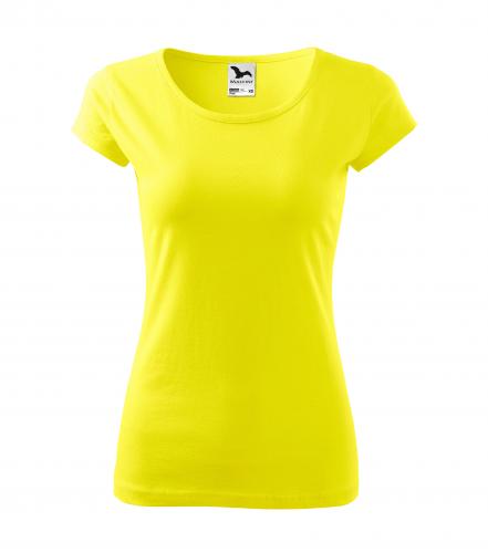Malfini a.s. Dámské tričko - PURE Barva trička: Citrónová, Velikost dámského trička: XS