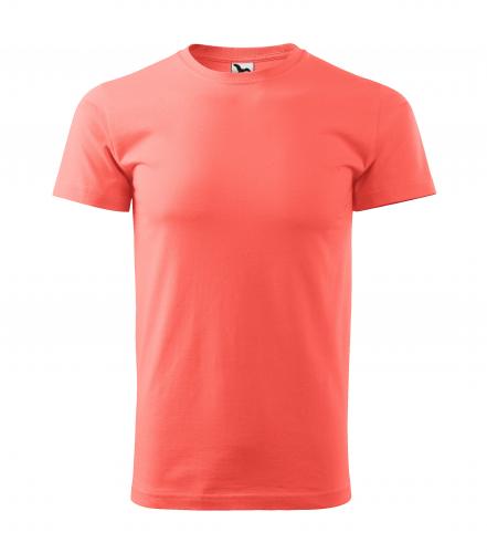 Malfini a.s. Pánské tričko - HEAVY NEW Barva trička: Korálová, Velikost pánského trička: XS