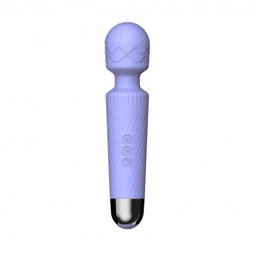 Love Magic Mandy světle fialový Fialová 20 cm Lékařský silikon + ABS ANO 193 g 41 mm 8 intenzit vibrací + 20 frekvencí Jednomotorový