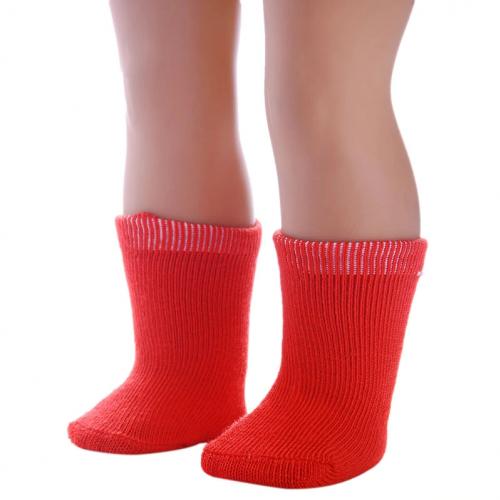 Ponožky pro panenku - červené